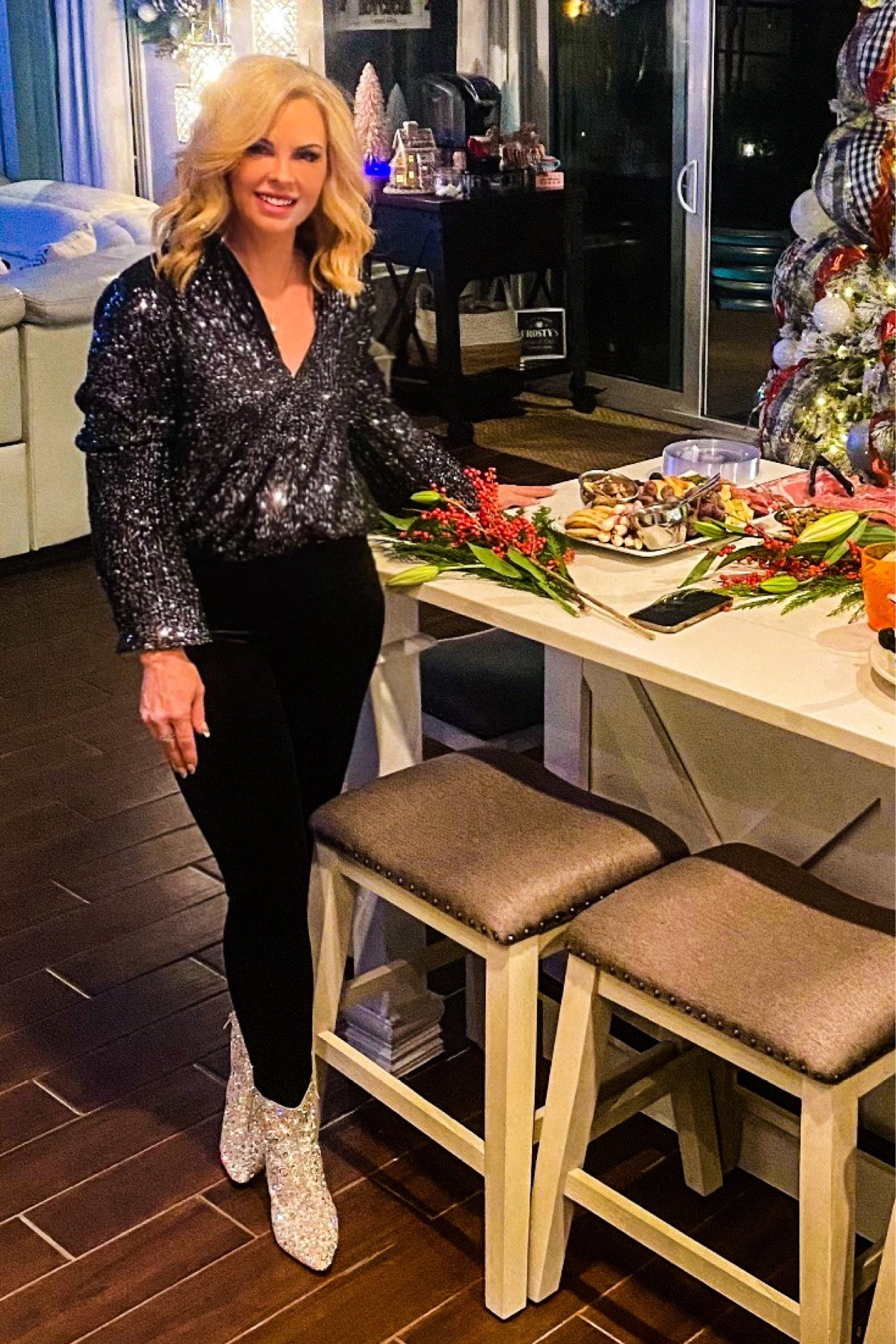 Happy Tuesday friends!! Are y'all hitting up any pre Black Friday sales? I'm trying to get all my Christmas shopping finished early!! 🤪 It's always challenging though! 😂 

My Betsy Johnson silver booties are on major sale right now, and so are my spanx velvet leggings! They will go fast! 


#LTKHoliday #LTKGiftGuide #LTKCyberweek