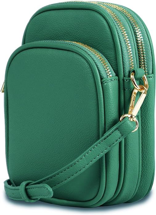 Mali+Lili, Josie Triple Compartments Crossbody Bag for Women, Kelly Green | Amazon (US)