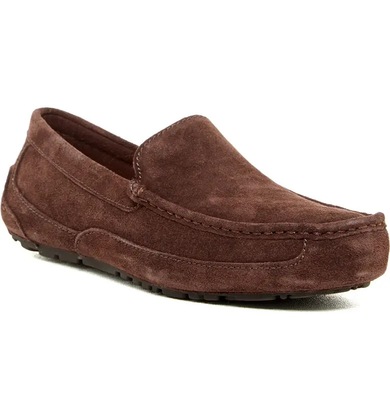UGG Alder Faux Shearling Lined Suede Slipper | Nordstrom Rack