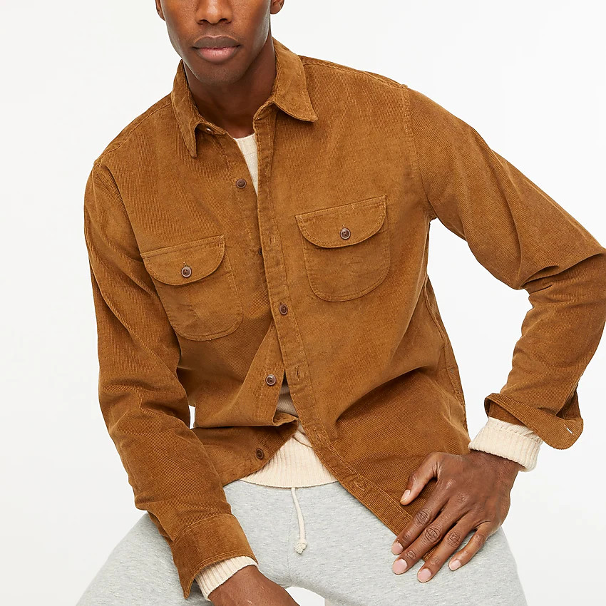 Corduroy work shirt | J.Crew Factory