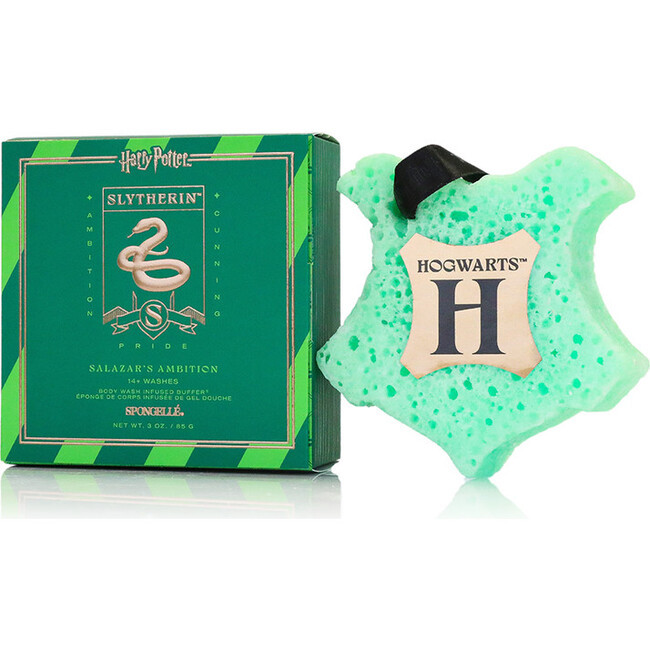 Spongelle | Harry Potter Slytherin Body Wash Infused Buffer, Salazar's Ambition (Green, Size 3 oz) | Maisonette | Maisonette