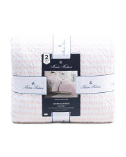 Linen Blend Striped Quilt Set | Marshalls