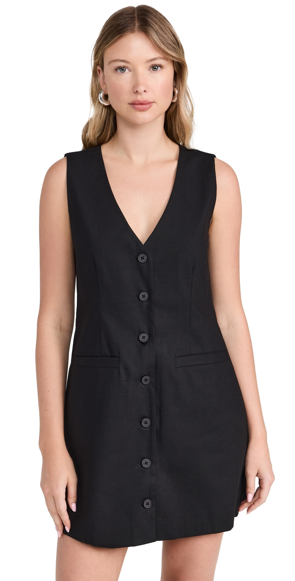 o. p.t Akiya Vest Mini Dress Black M | Shopbop
