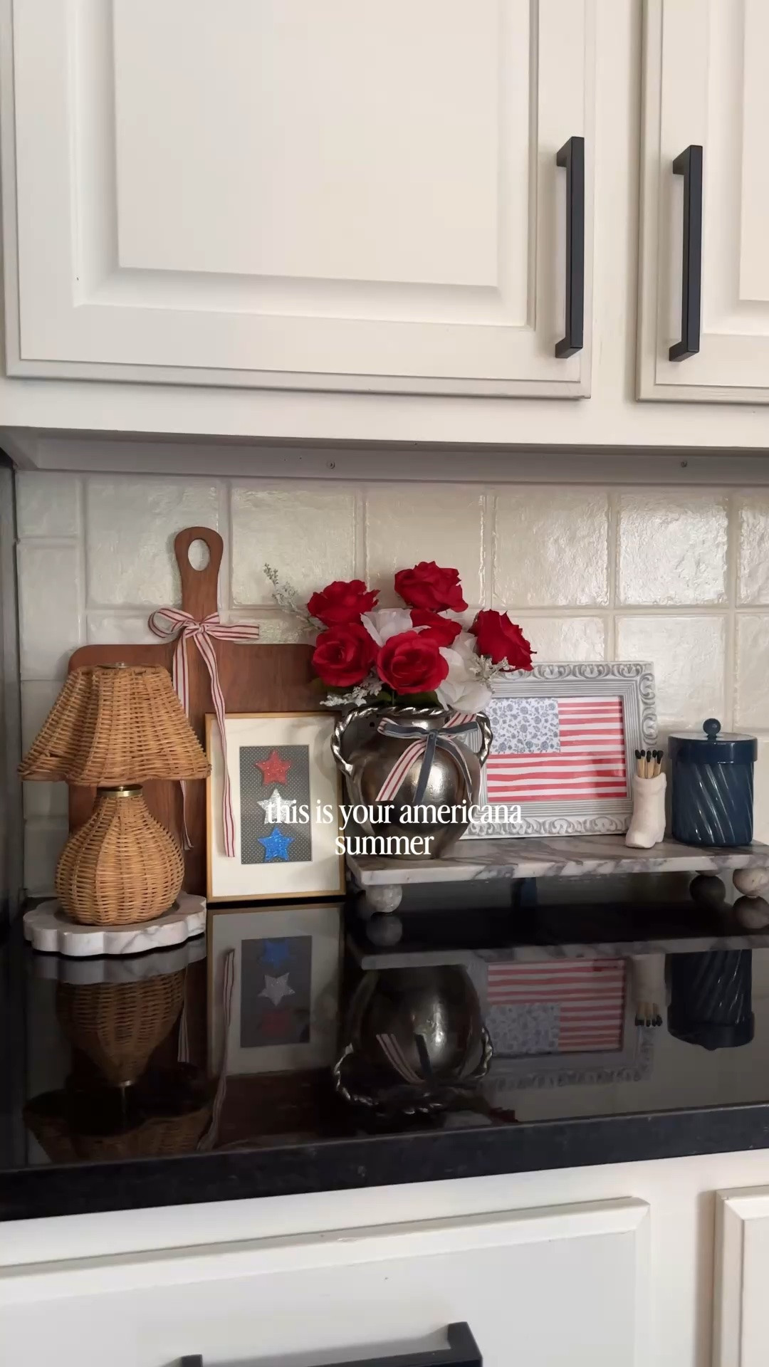 Americana Summer Home 🇺🇸☀️
ATX pretty much skipper spring and went straight to Summer. 😏
So why not make it an Americana Summer here in our home! 🇺🇸☀️😍 
Decorated for the first time some of my favorite spaces with red, white, and blue for Americana vibes! 🇺🇸🤗 And I’m absolutely loving it! ♥️🤍💙 seriously it’s so cute! ☺️💁🏻‍♀️

#americana #summerhomedecor #americanstyle #redwhiteblue #homedecorating

#LTKHome #LTKSeasonal #LTKSaleAlert