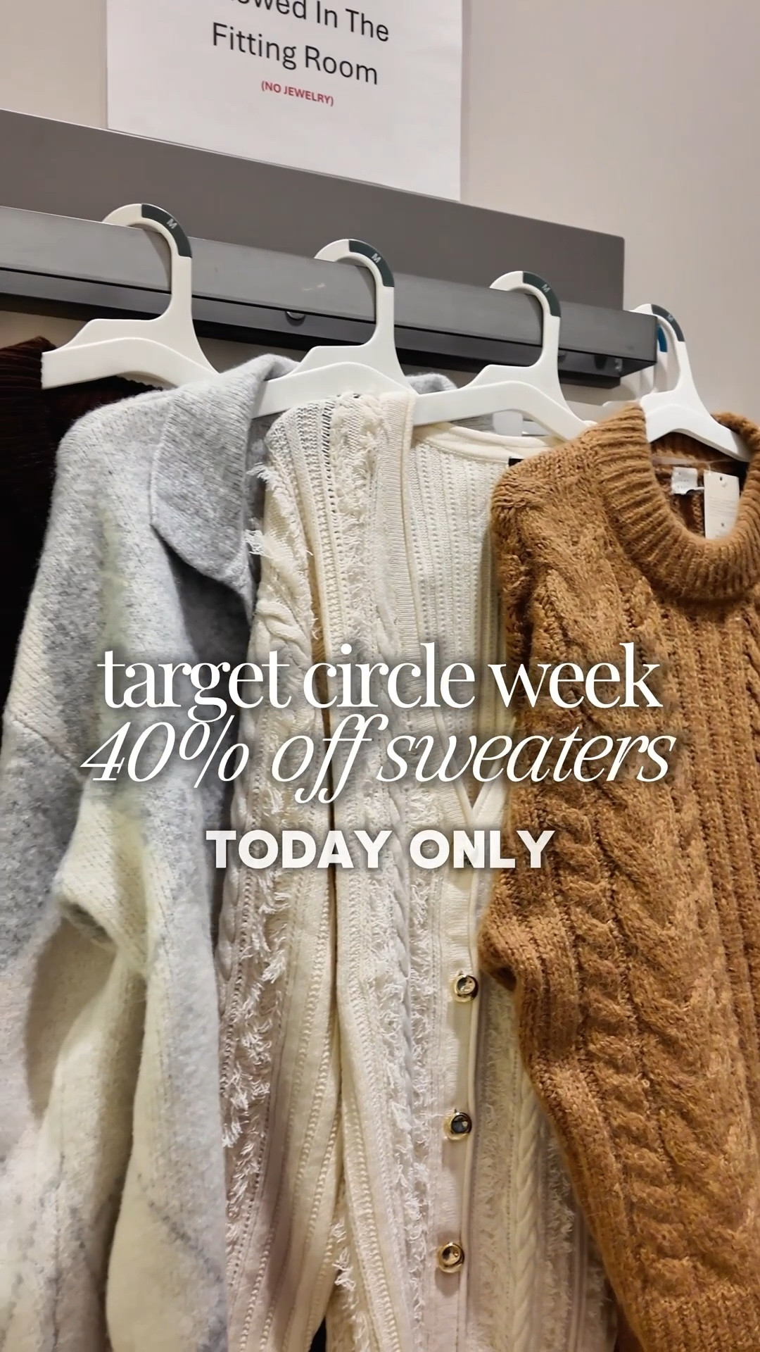 Target sweaters 40% off today only!! + 30% off denim all week 🙌🏼 #target

#LTKSeasonal #LTKSaleAlert #LTKFindsUnder50