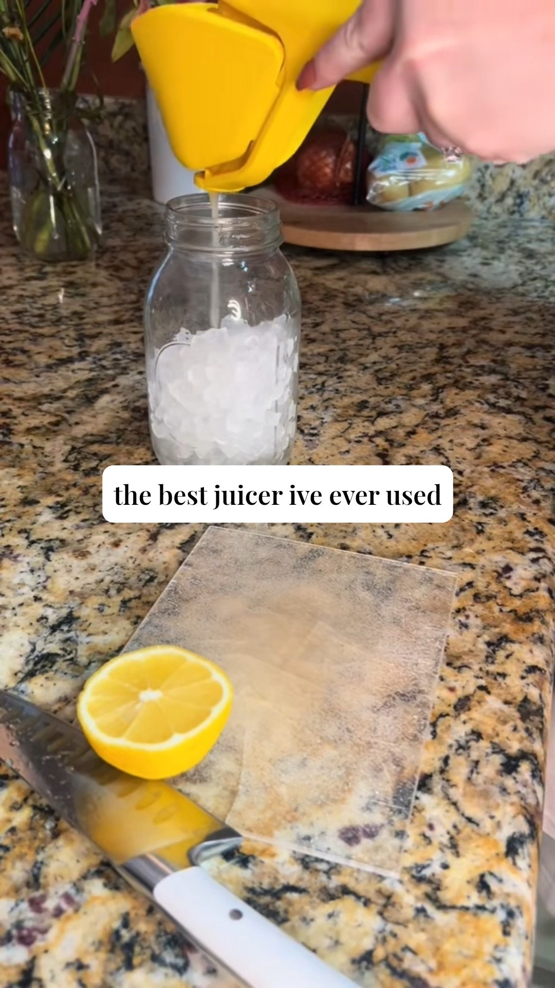 This juicer is incredible! It gets so much juice out of citrus and it catches all the seeds and pulp. It is truly amazing. I love my Dreamfarm Fluicer so much. #juicer #fluicer #lemonwater #infusedwater #kitchentool

#LTKFindsUnder50 #LTKSaleAlert #LTKActive