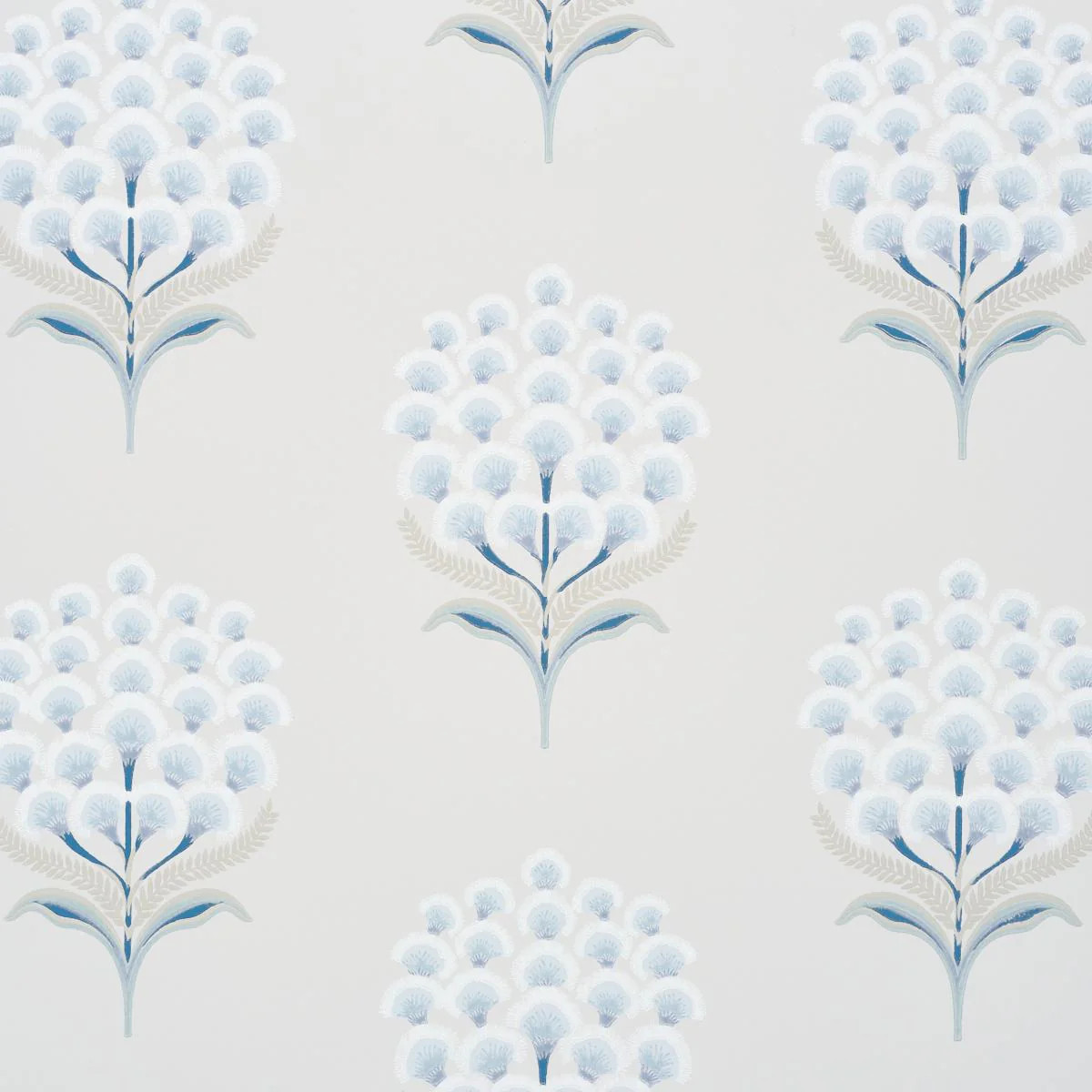 Schumacher Aurelia Porcelain Wallpaper | DecoratorsBest
