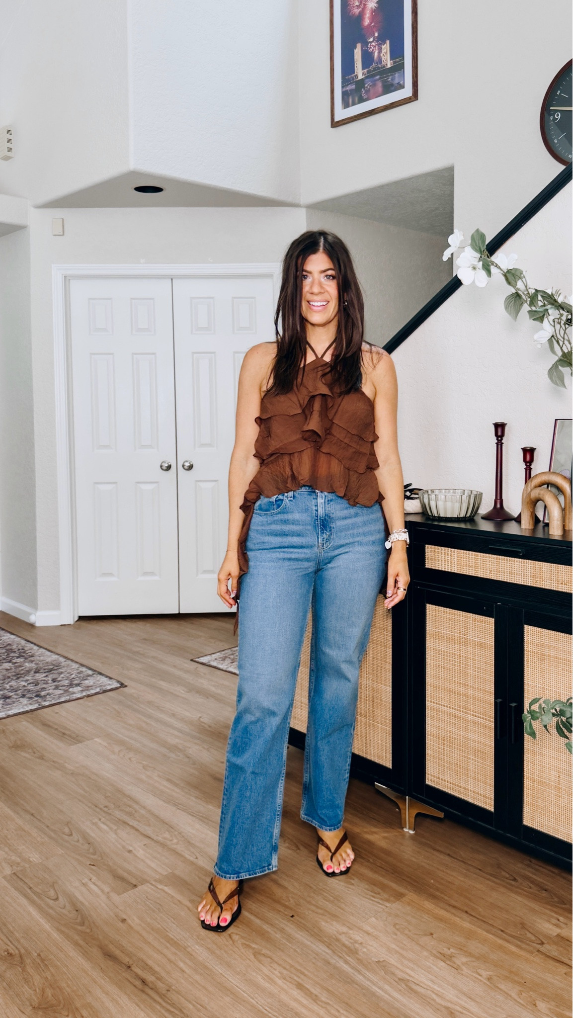 Large ruffle top
29 jeans
Going out tops, summer tops, jeans and a top, affordable tops, summer midsize outfit, date night, girls night

#LTKootd #LTKSeasonal
