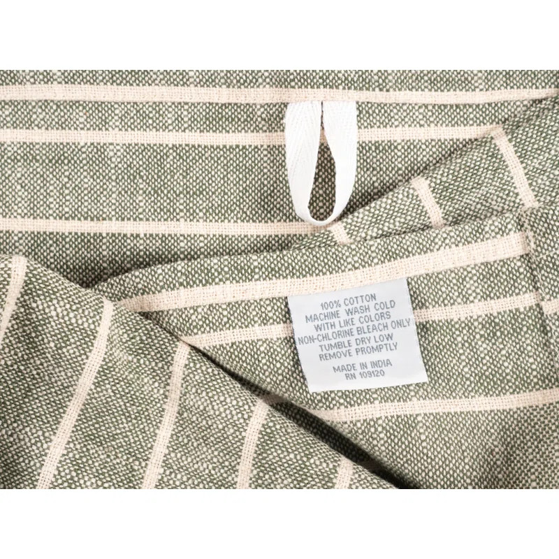 Cotton Stripe Tea Towel Kitchen Towel | Wayfair North America