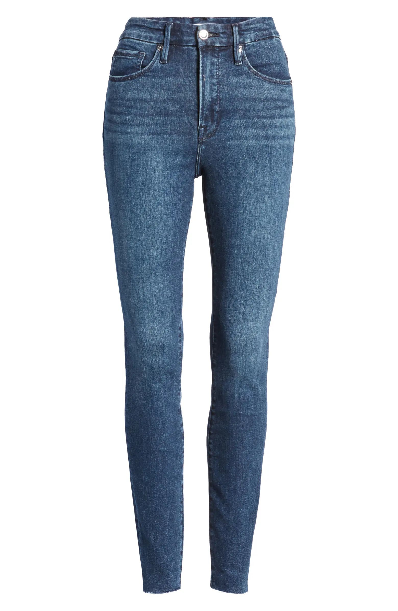 Good Legs Raw Hem Skinny Jeans | Nordstrom