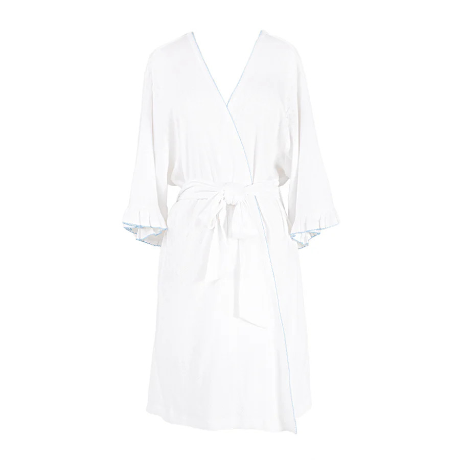 LIZA POINTELLE COTTON ROBE | Lenora