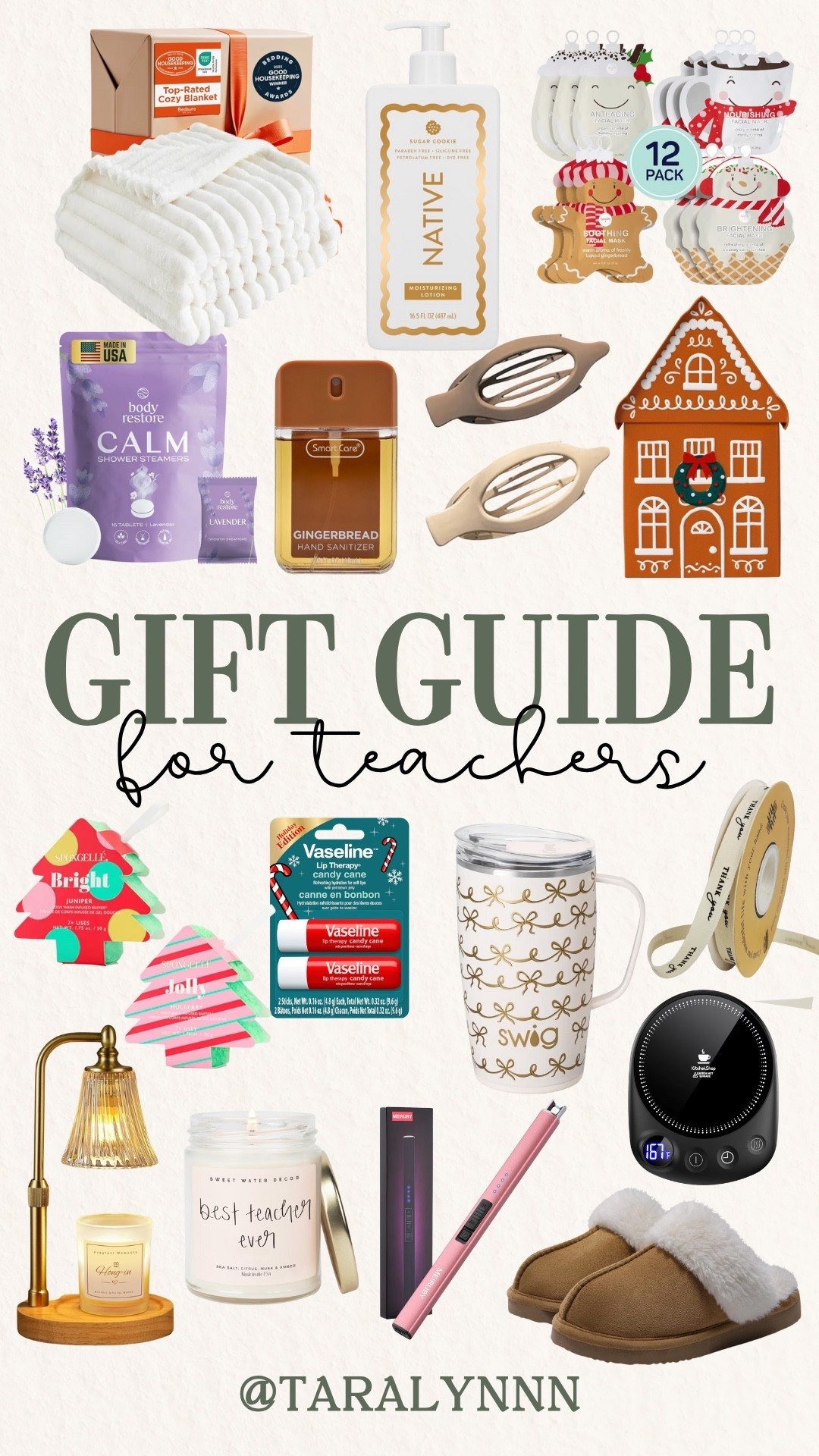 Teacher Holiday Gift Ideas for Christmas 🎁

#christmas #holiday #giftguide #teacher #women #giftidea #giftunder20 #giftbasket #giftguideforher #teachergift #target #targetholiday #targetchristmas #amazon #amazonholiday #amazonchristmas

#LTKFindsUnder50 #LTKGiftGuide #LTKHoliday