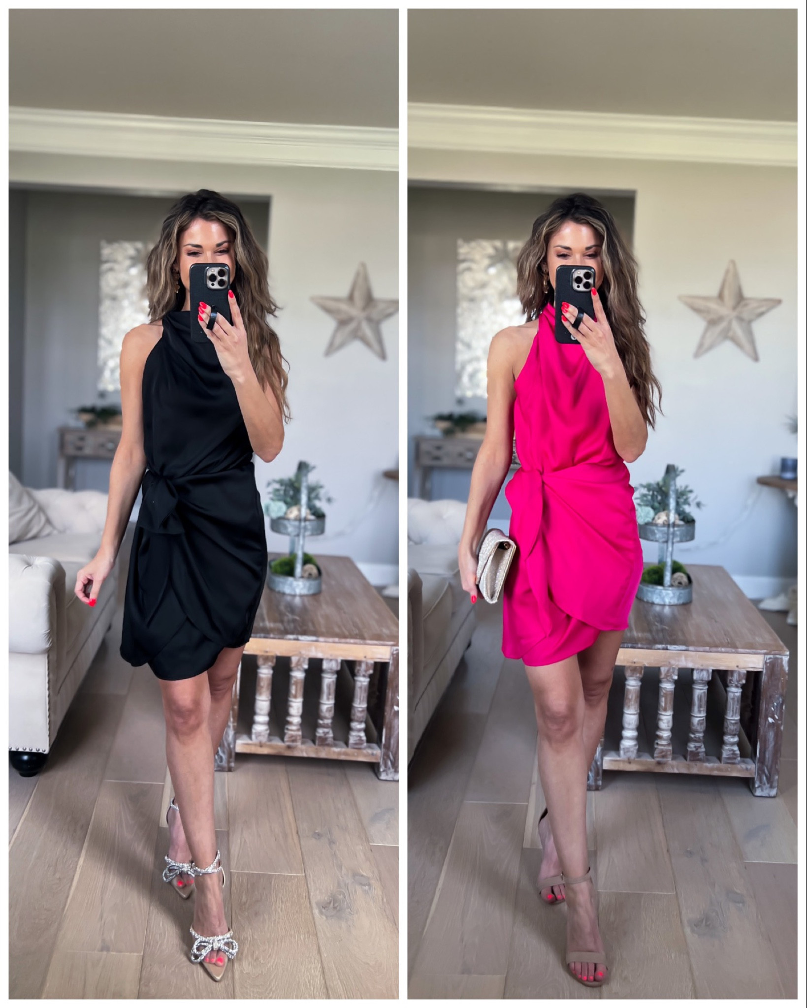 Satin dress//wearing size up due to selection but go with true size if possible//size small//5’1//

#LTKFind #LTKunder50 #LTKwedding