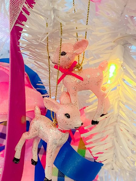 I’ve linked all kinds of darling pink Christmas ornaments including Wondershop
2ct Retro Small Deer Christmas Tree Ornament Set - Wondershop™, Preppy pink blue white Plaid Grosgrain ribbon, 5/8" x 7yd. Blue Satin Ribbon, Iridescent Dupioni Wired Edge Ribbon

#LTKkids #LTKsalealert #LTKHoliday