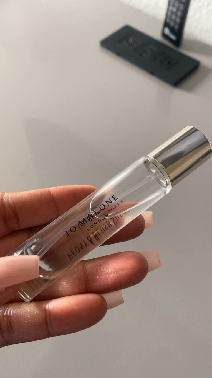 Fragrance of the week for my work trip is Jo Malone Peony & Blush Suede. Fun flirty and floral with notes of jasmine, peony, rose, gillyflower, red apple, honey and a seductive suede. 

#LTKBeauty