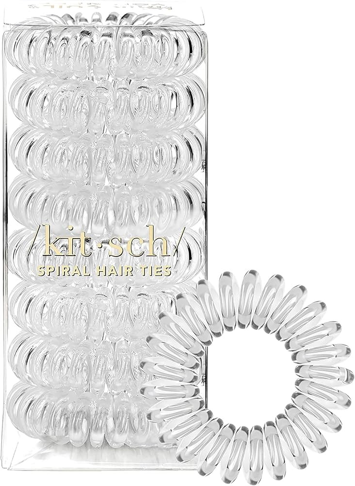 Kitsch Spiral Hair Ties for Women - Coil Hair Ties No Damage, No Crease, Secure Grip All Day Hair... | Amazon (US)