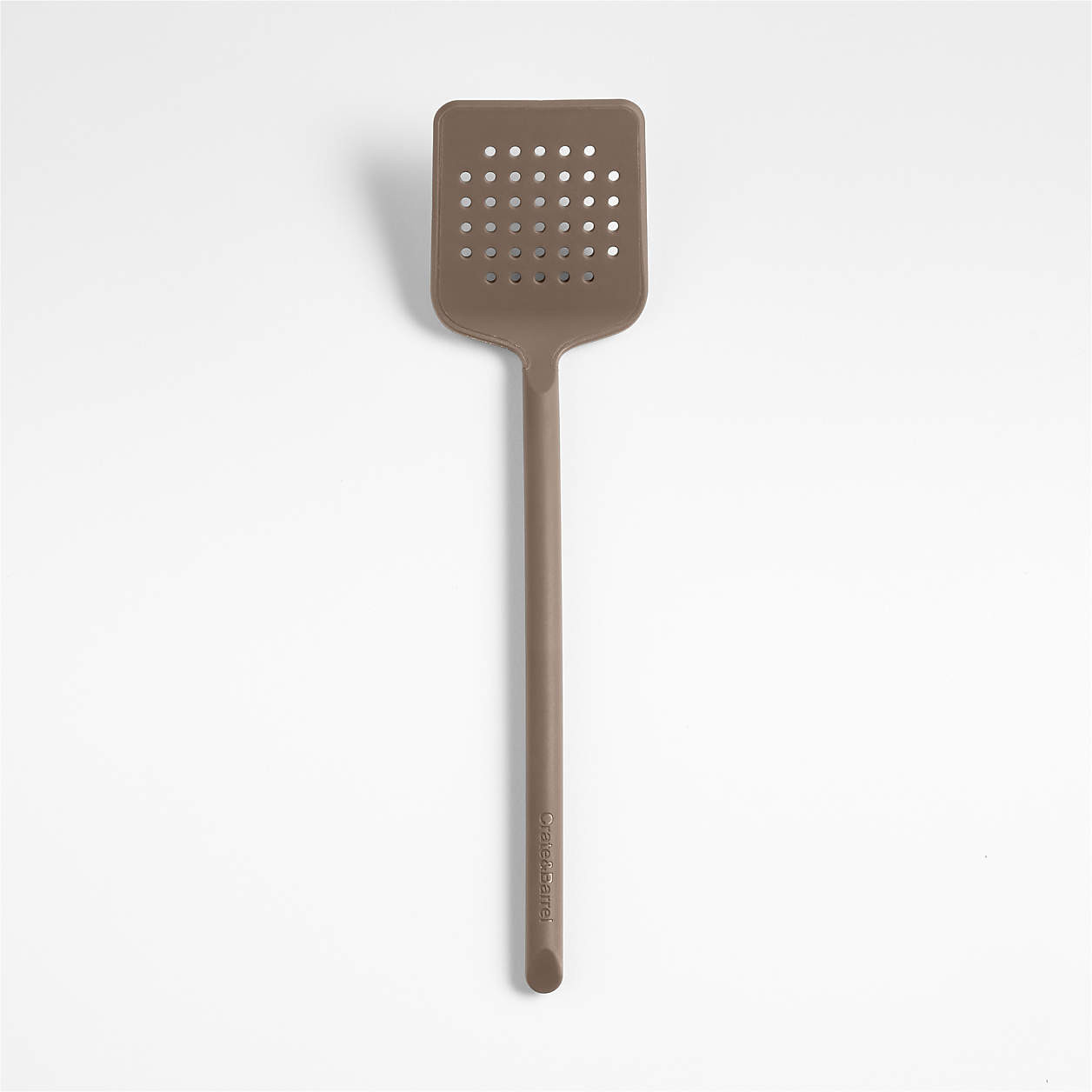 Crate & Barrel Mushroom Brown Silicone Turner Spatula + Reviews | Crate & Barrel | Crate & Barrel