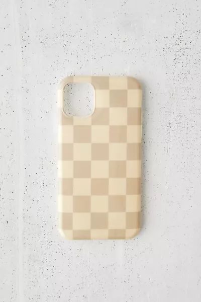 UO Neutral Check iPhone Case | Urban Outfitters (US and RoW)