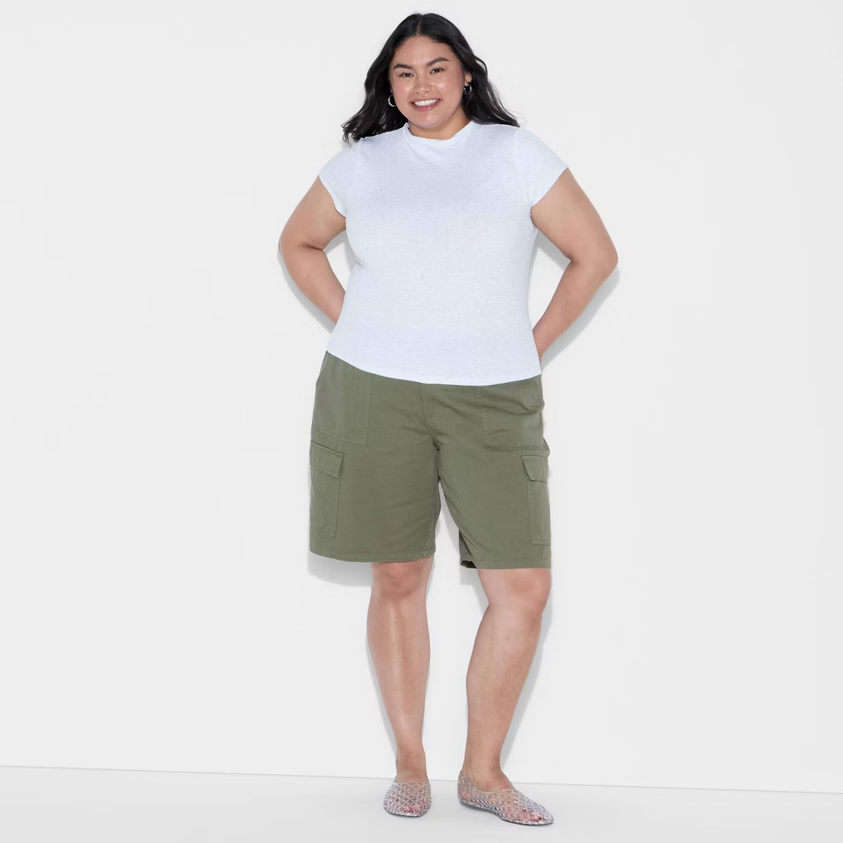 Women's Slim Fit Short Sleeve Mock Turtleneck T-Shirt - Wild Fable™ | Target