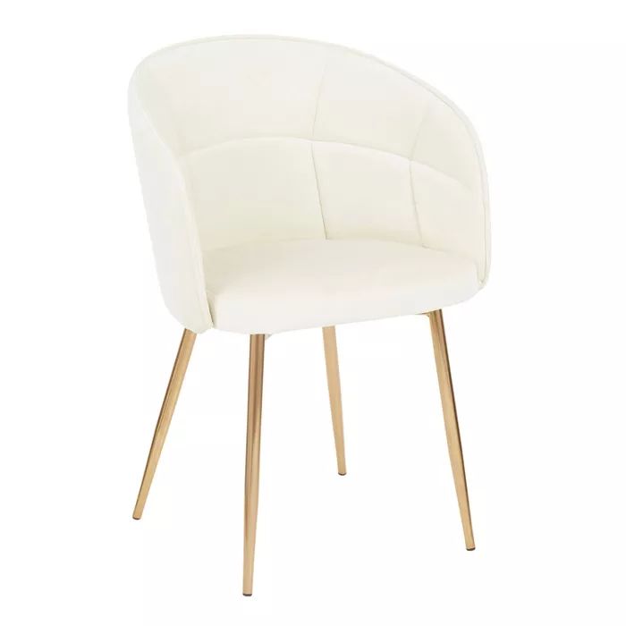 Lindsey Contemporary Chair Gold - LumiSource | Target