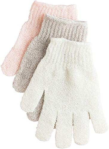 Urbana Exfoliating Gloves for Shower, Bath, and Cleansing – Assorted Colors, 1 Pair | Amazon (US)