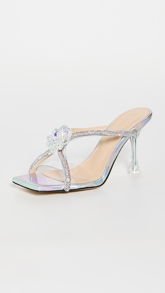 MACH & MACH Crystal Flower X Mules | SHOPBOP | Shopbop