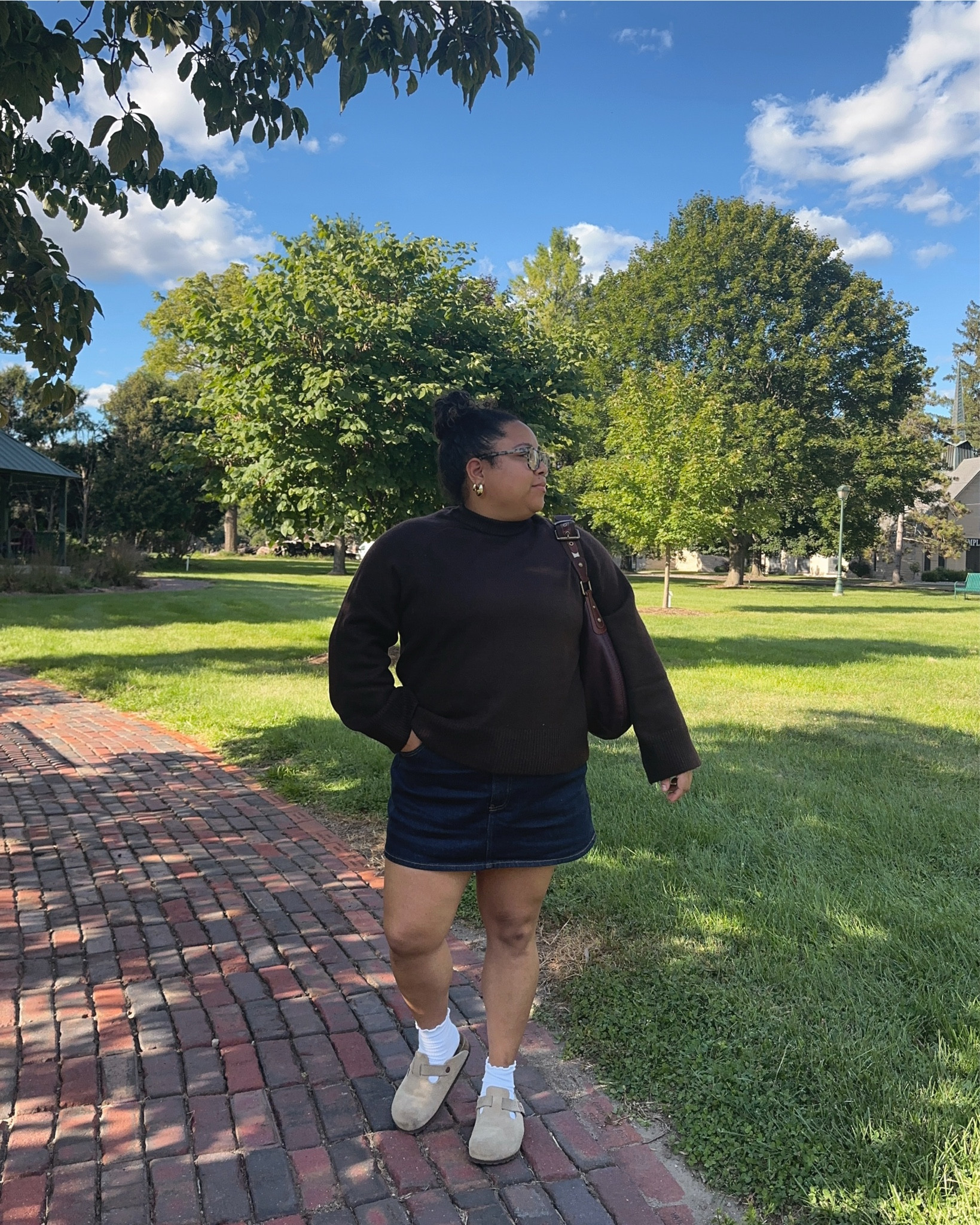 I know it’s still August, but I’m really getting all the fall vibes right now. 

I have a feeling that the mini skirt and sweater combo is something I’ll be wearing a lot this year. Paired this look with my favorite Birkenstocks. 

#LTKFindsUnder100 #LTKMidsize #LTKSeasonal