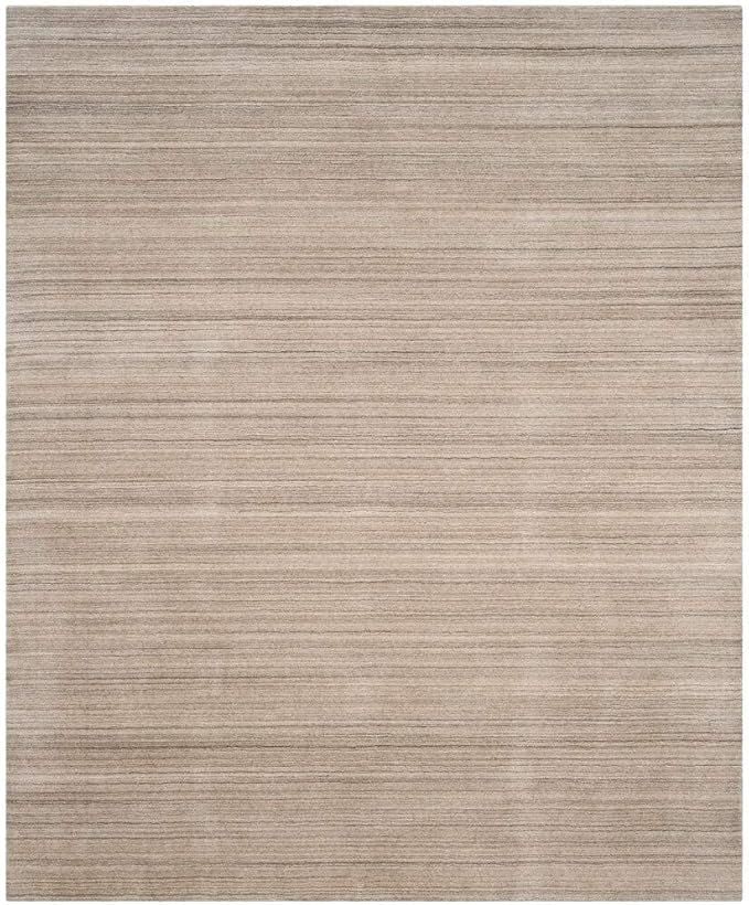 SAFAVIEH Himalaya Collection Area Rug - 8' x 10', Stone, Handmade Wool, Ideal for High Traffic Ar... | Amazon (US)