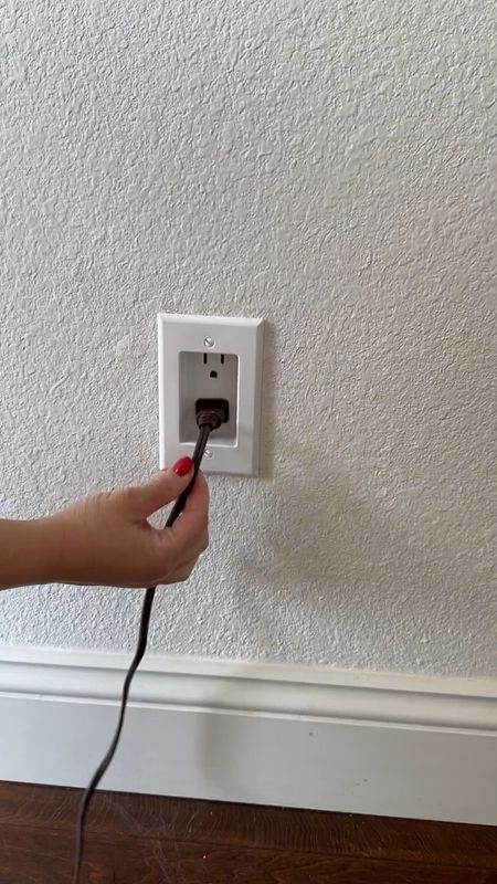 A simple home hack for getting cords out of the way and allowing you to get furniture against the wall. A recessed outlet. Easily accessible and takes 5 mins to swap out.

#LTKhome