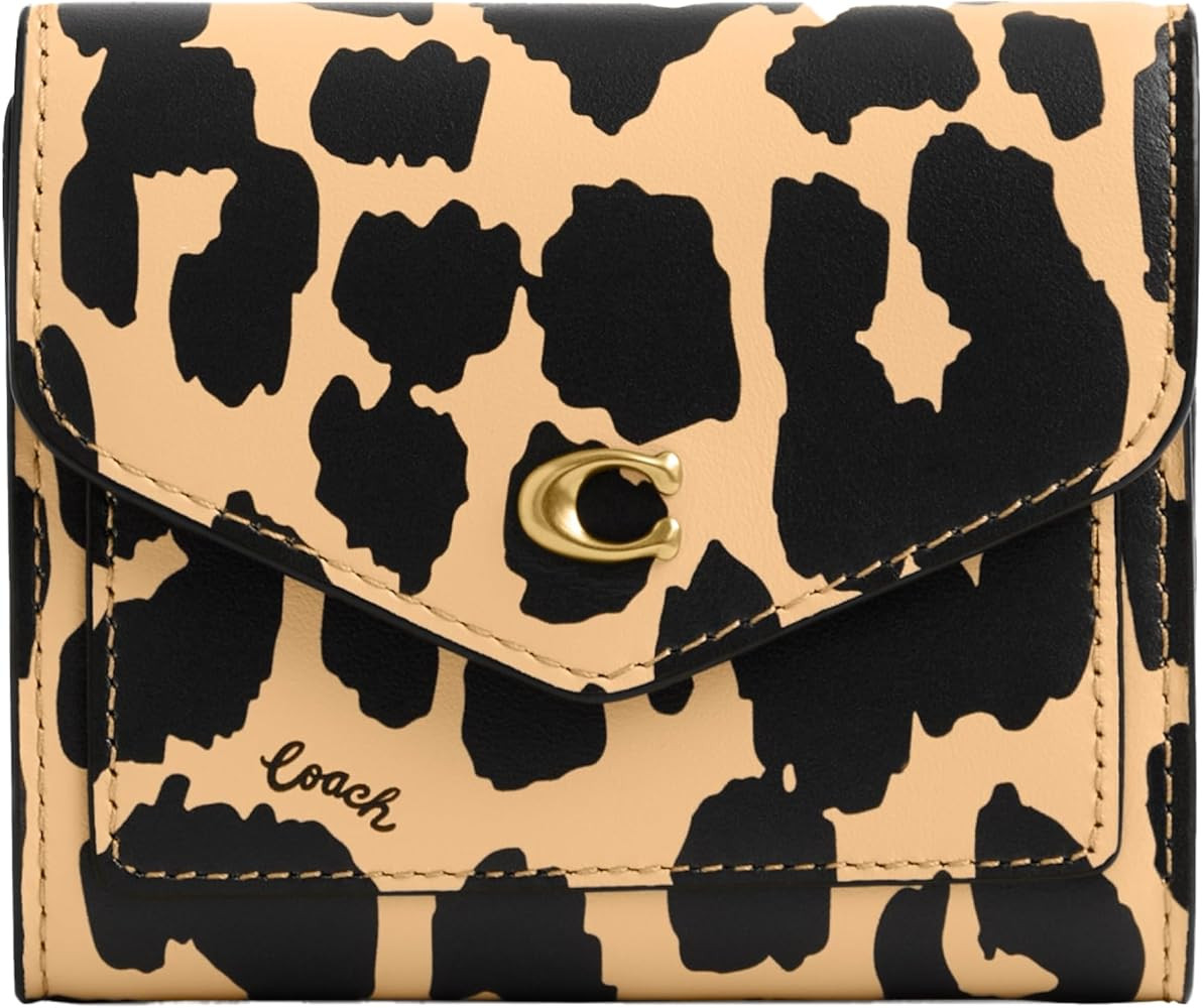Coach Leopard Printed Leather Wyn Small Wallet, Leopard | Amazon (US)