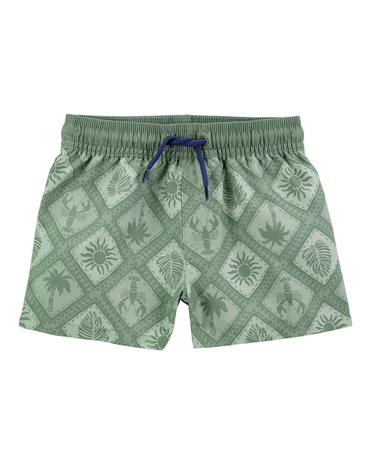 Toddler Geometric Swim Trunks - Green - OshKosh | Carter's | Carter's Inc