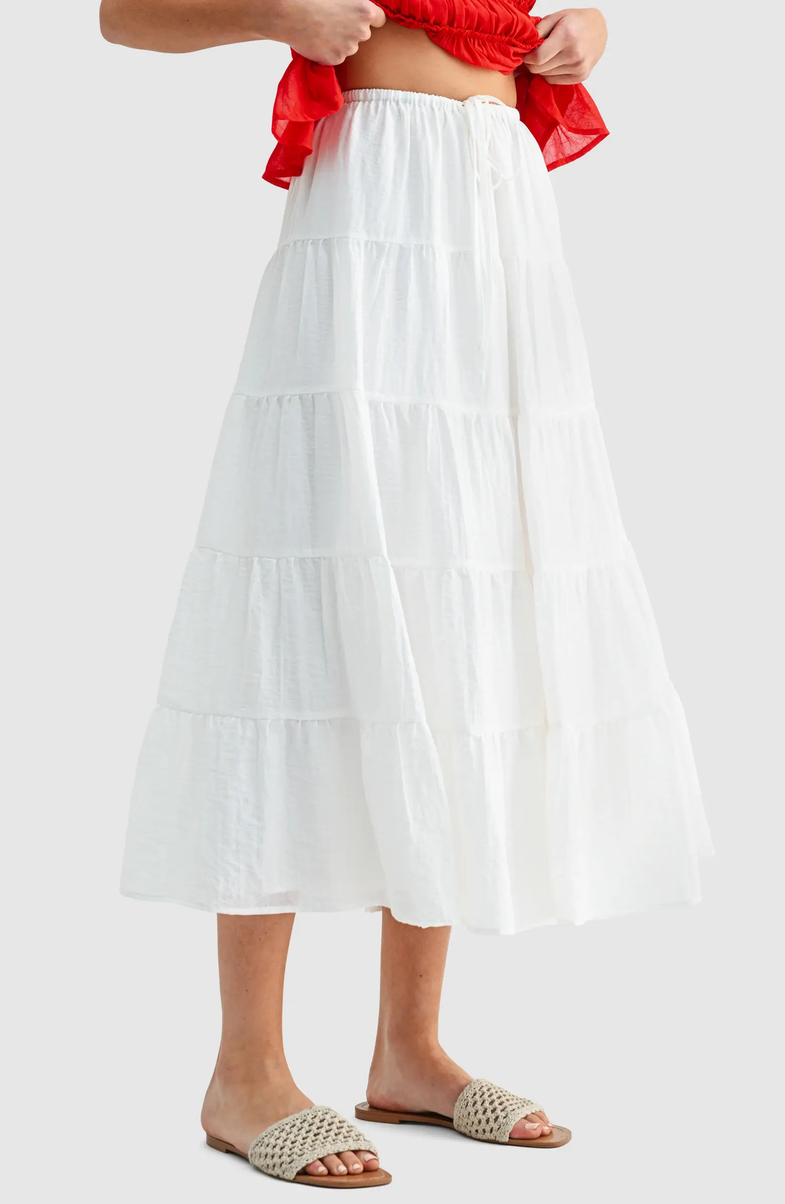 All in Favor Tiered Maxi Skirt | Nordstrom | Nordstrom
