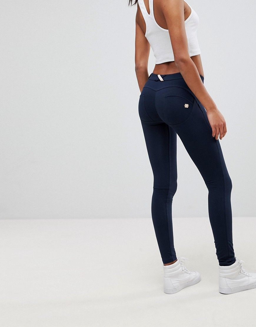 Freddy WR. UP Shaping Effect Mid Rise Snug Stretch Push Up Jegging - Navy | ASOS US