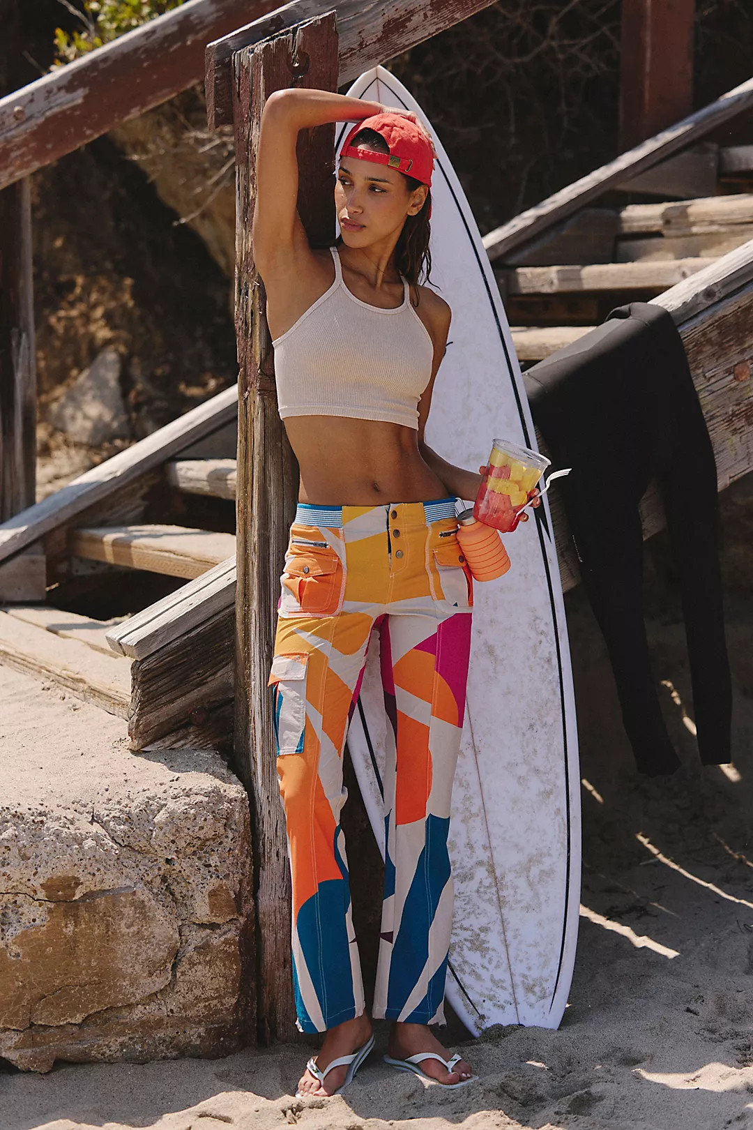Cascade Printed Flares | Free People (Global - UK&FR Excluded)