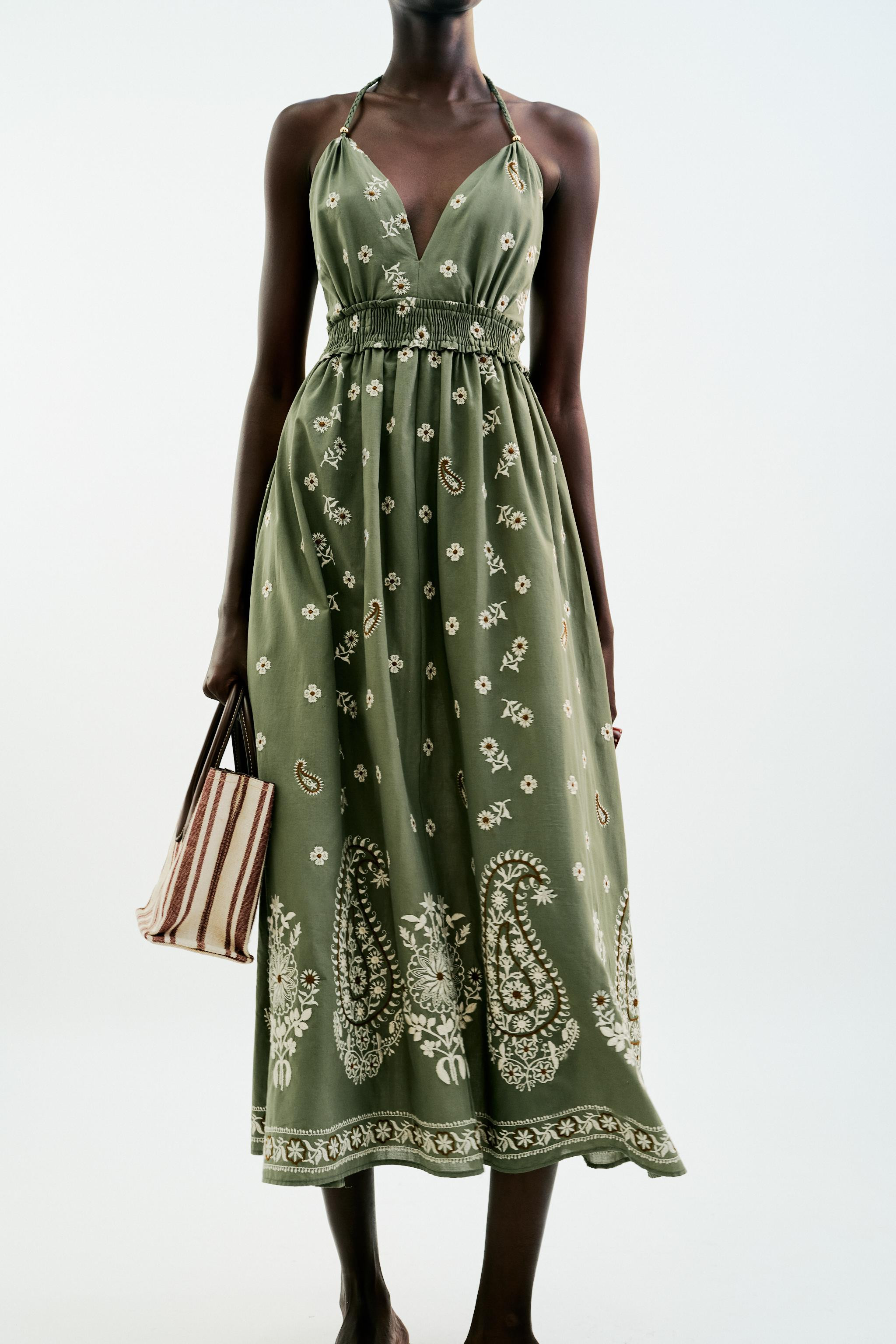 - Ecru / Green | ZARA United States | Zara US