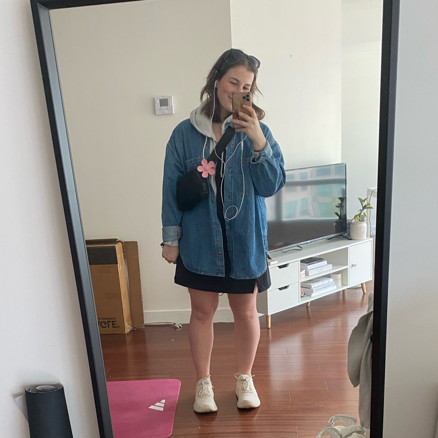 This denim shirt and athletic dress is my new uniform for the summer! Can’t forget about my Hokas as well! 

#LTKmidsize #LTKstyletip #LTKcanada