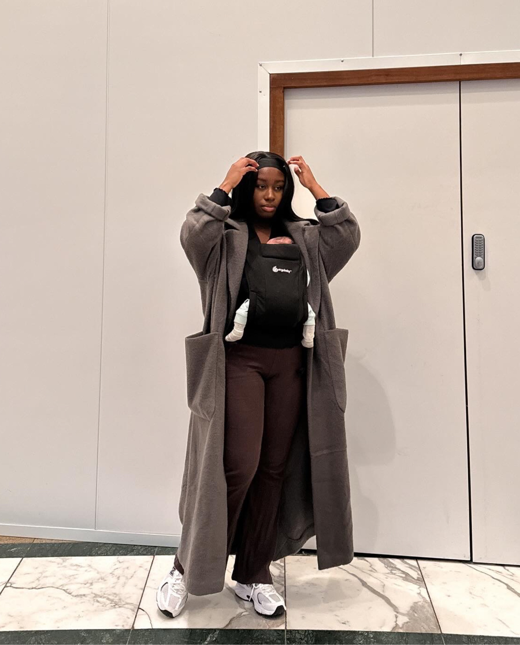 Me and my little accessory 🤎 

#LTKstyletip #LTKbaby