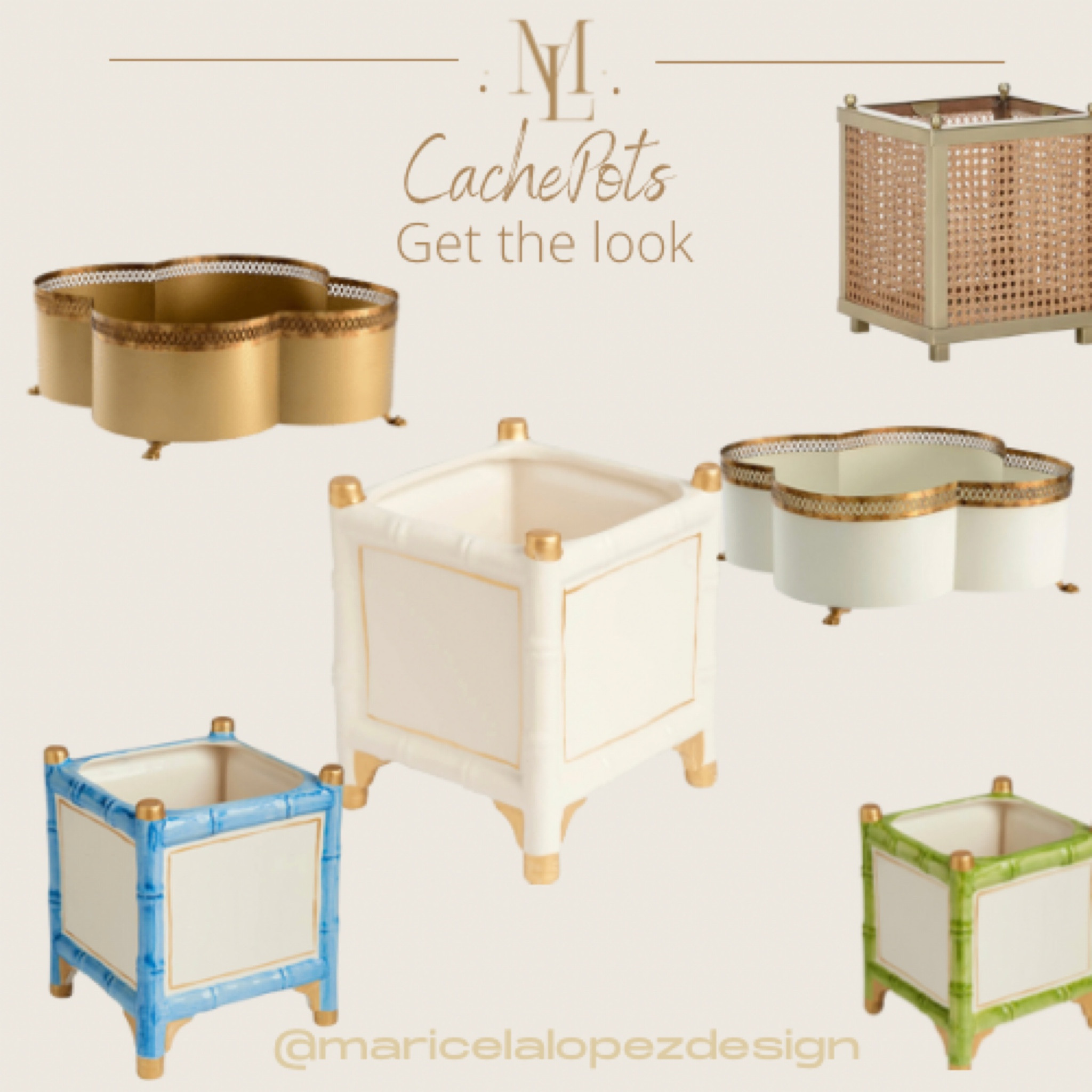 Adorn your home and create beautiful floral arrangements or vignettes with these beautiful cachepots. Gold, white, blue, green, bamboo 

#LTKstyletip #LTKFind #LTKhome