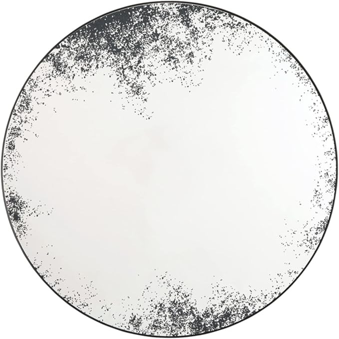 Signature Design by Ashley Kali Distressed Accent Mirror, Black | Amazon (US)