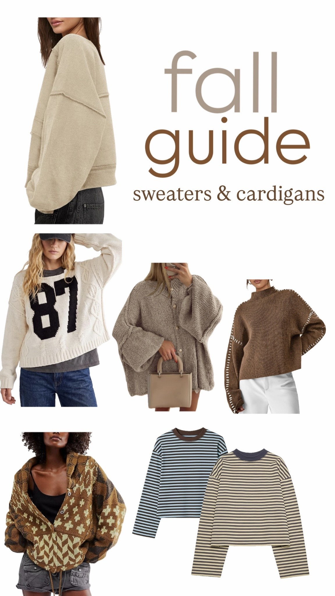 Fall sweaters and cardigans | a fashion guide

#LTKootd #LTKmomlife #LTKSeasonal