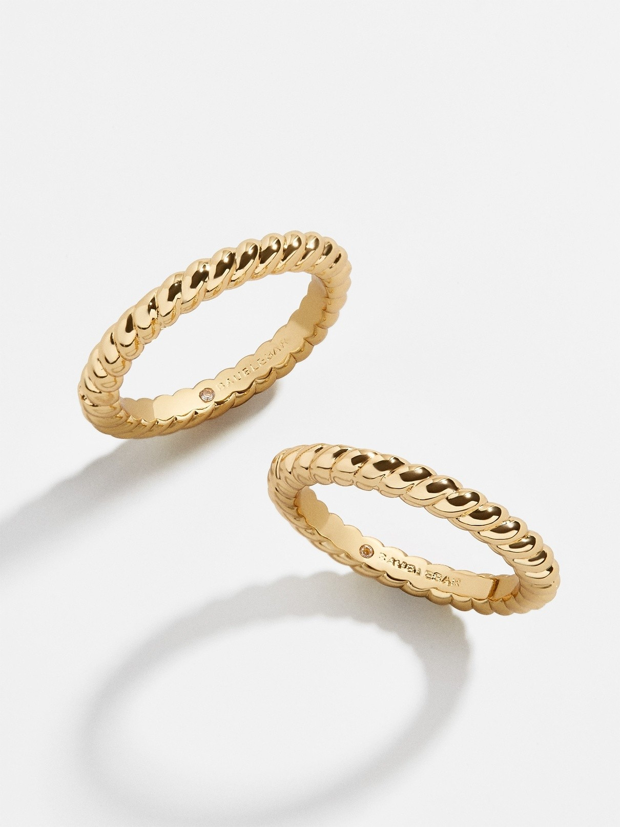 Twist Stacking Ring Set | BaubleBar (US)
