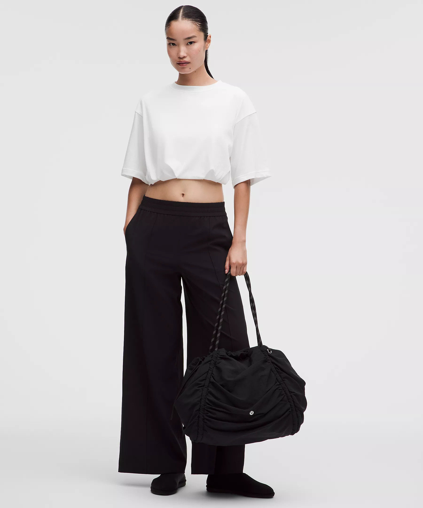 Cotton Jersey Bubble-Hem T-Shirt | Lululemon (US)
