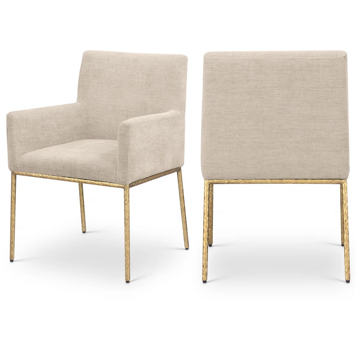 Khaliya Chenille Fabric Dining Chair (Set of 2) | Wayfair North America