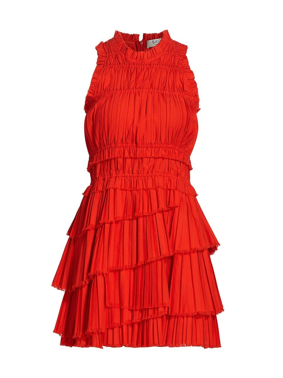 Greir Pleated Sleeveless Minidress | Saks Fifth Avenue