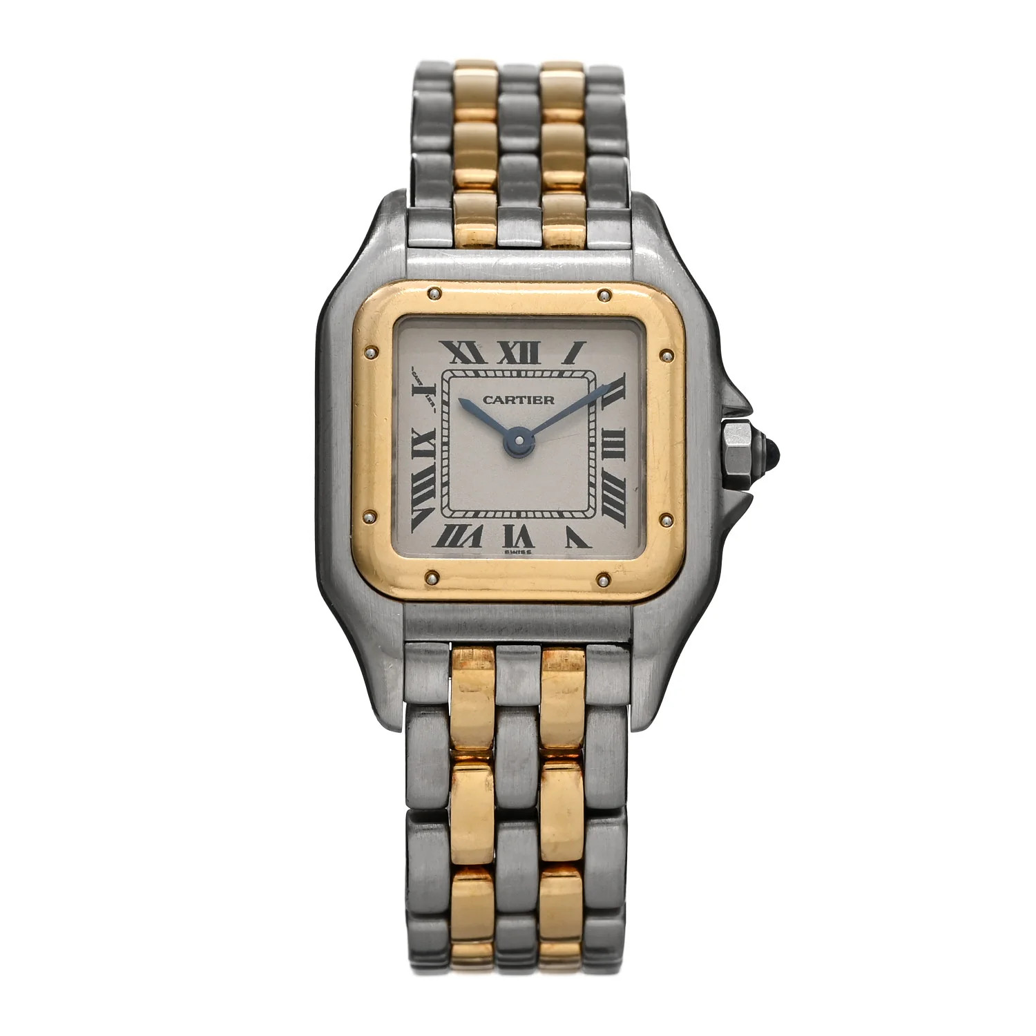 Stainless Steel 18K Yellow Gold 22mm Panthere Quartz Watch | FASHIONPHILE (US)