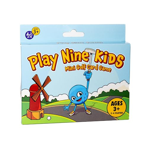Play Nine Kids: Mini Golf Card Game – Learn and Match Numbers, Fun Math & Strategy Skills for Kids - Family Board Game – Easy to Learn, Educational Number Matching – 2-4 Players, Ages 3+ | Amazon (US)