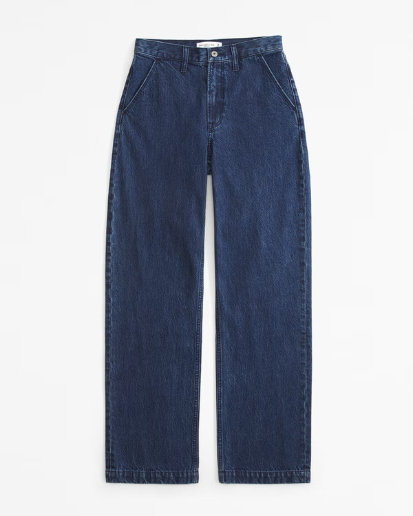 Women's High Rise Loose Jean | Women's Bottoms | Abercrombie.com | Abercrombie & Fitch (UK)