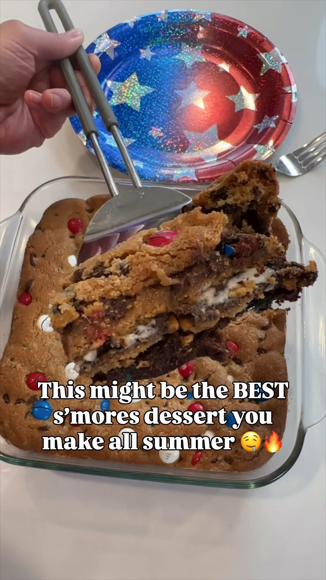 Okay this one is next level 🍪🔥

We’re starting with brownie cookie dough as the base… then adding a layer of M&M’s for that extra crunch 😍

Time for the s’mores moment ✨ think gooey marshmallow, graham cracker crumbles, and that classic campfire cookie vibe 🤤🔥

Then topping it ALL off with chocolate chip cookie dough + another layer of M&M’s because more is more 🙌

Bake it up and you’ve got the ultimate s’mores cookie cake that’s soft, gooey, and loaded with those cozy s’mores flavors 🍪🔥

Trust me… this is the one everyone’s going to ask you for 💯

#DessertGoals #SmoreDessert #CookieCake #EasyDessert #SummerTreats

#LTKfoodie #LTKHome