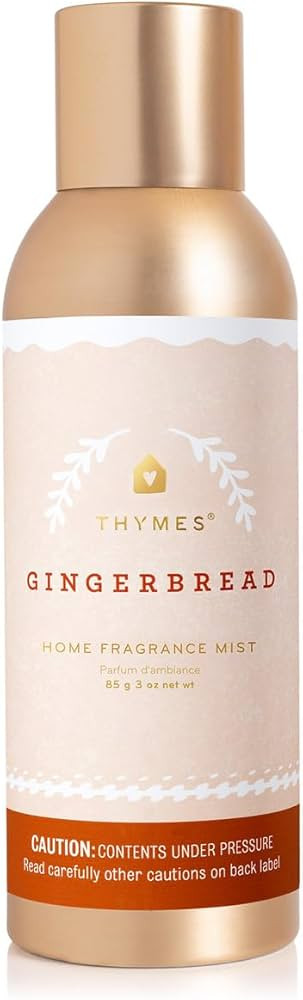 Thymes Gingerbread Home Fragrance Mist - Scented Room Spray - Air Freshener - 3 oz | Amazon (US)