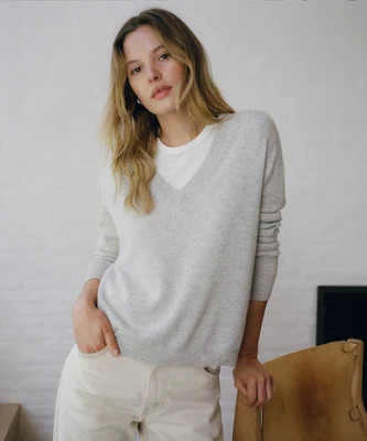 Jenni Kayne Women's Flynn Cashmere Sweater Size Large | Jenni Kayne